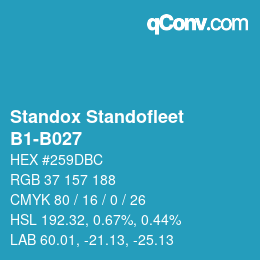 Farbcode: Standox Standofleet - B1-B027 | qconv.com