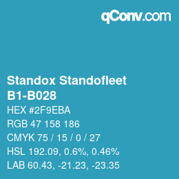 Code couleur: Standox Standofleet - B1-B028 | qconv.com