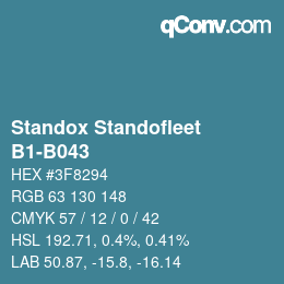 Farbcode: Standox Standofleet - B1-B043 | qconv.com