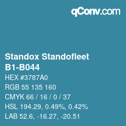 Código de color: Standox Standofleet - B1-B044 | qconv.com