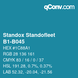 カラーコード: Standox Standofleet - B1-B045 | qconv.com