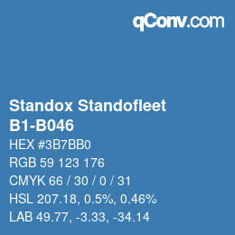 カラーコード: Standox Standofleet - B1-B046 | qconv.com