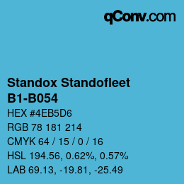 Farbcode: Standox Standofleet - B1-B054 | qconv.com