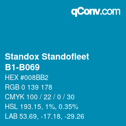 カラーコード: Standox Standofleet - B1-B069 | qconv.com