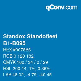 Farbcode: Standox Standofleet - B1-B095 | qconv.com