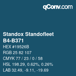 Color code: Standox Standofleet - B4-B371 | qconv.com