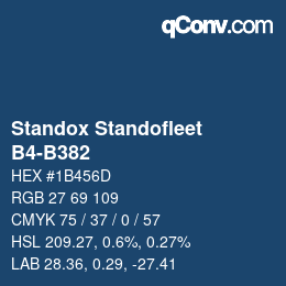 Color code: Standox Standofleet - B4-B382 | qconv.com