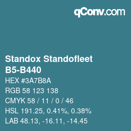 Farbcode: Standox Standofleet - B5-B440 | qconv.com