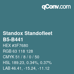 Código de color: Standox Standofleet - B5-B441 | qconv.com