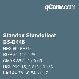 Farbcode: Standox Standofleet - B5-B446 | qconv.com