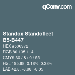 Color code: Standox Standofleet - B5-B447 | qconv.com