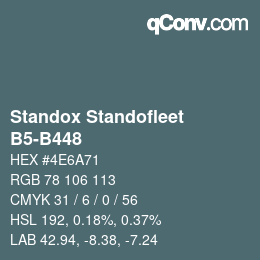 Farbcode: Standox Standofleet - B5-B448 | qconv.com