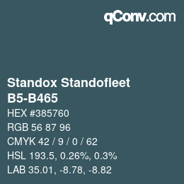 Farbcode: Standox Standofleet - B5-B465 | qconv.com