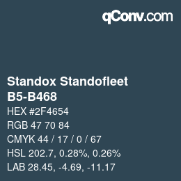 カラーコード: Standox Standofleet - B5-B468 | qconv.com