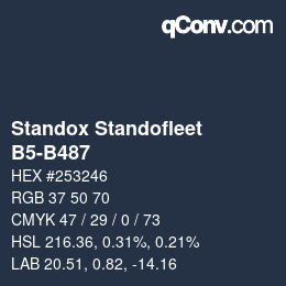 Farbcode: Standox Standofleet - B5-B487 | qconv.com