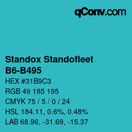 Color code: Standox Standofleet - B6-B495 | qconv.com