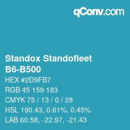 Farbcode: Standox Standofleet - B6-B500 | qconv.com