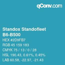 Farbcode: Standox Standofleet - B6-B500 | qconv.com