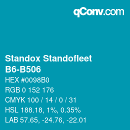 Color code: Standox Standofleet - B6-B506 | qconv.com