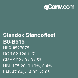 Color code: Standox Standofleet - B6-B515 | qconv.com