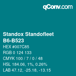 Color code: Standox Standofleet - B6-B523 | qconv.com
