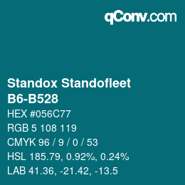 カラーコード: Standox Standofleet - B6-B528 | qconv.com