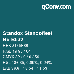 Farbcode: Standox Standofleet - B6-B532 | qconv.com