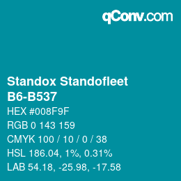 Color code: Standox Standofleet - B6-B537 | qconv.com