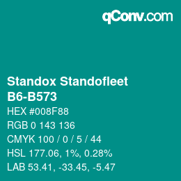 Color code: Standox Standofleet - B6-B573 | qconv.com