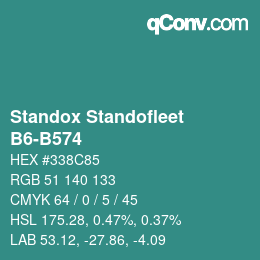 Color code: Standox Standofleet - B6-B574 | qconv.com