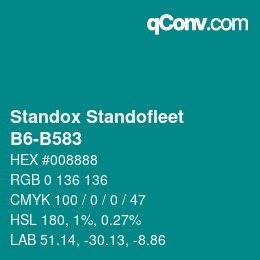 Color code: Standox Standofleet - B6-B583 | qconv.com
