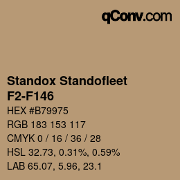 Color code: Standox Standofleet - F2-F146 | qconv.com