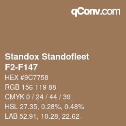Color code: Standox Standofleet - F2-F147 | qconv.com