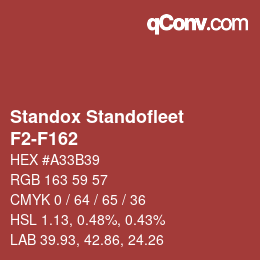 Color code: Standox Standofleet - F2-F162 | qconv.com