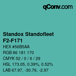 カラーコード: Standox Standofleet - F2-F171 | qconv.com