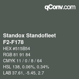 Color code: Standox Standofleet - F2-F178 | qconv.com