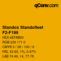 Color code: Standox Standofleet - F2-F199 | qconv.com