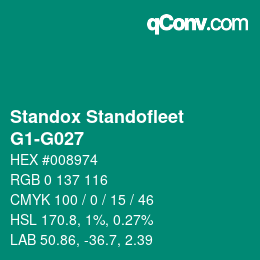 Color code: Standox Standofleet - G1-G027 | qconv.com