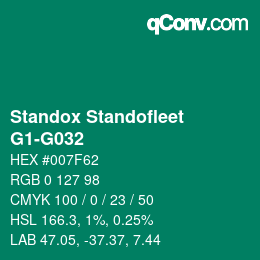 Color code: Standox Standofleet - G1-G032 | qconv.com