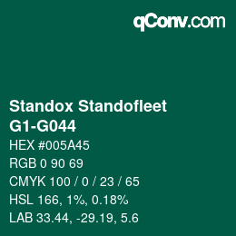 Color code: Standox Standofleet - G1-G044 | qconv.com