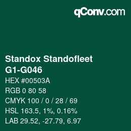 Color code: Standox Standofleet - G1-G046 | qconv.com