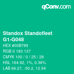 Color code: Standox Standofleet - G1-G048 | qconv.com