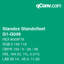 Color code: Standox Standofleet - G1-G049 | qconv.com