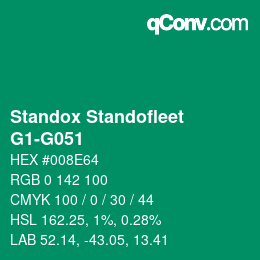 Color code: Standox Standofleet - G1-G051 | qconv.com