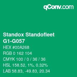 Color code: Standox Standofleet - G1-G057 | qconv.com