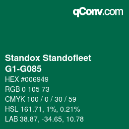 Color code: Standox Standofleet - G1-G085 | qconv.com