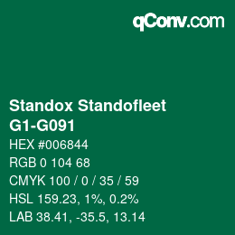 Color code: Standox Standofleet - G1-G091 | qconv.com