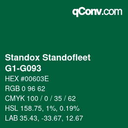 Color code: Standox Standofleet - G1-G093 | qconv.com