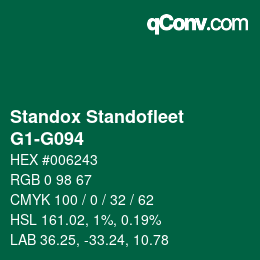 Color code: Standox Standofleet - G1-G094 | qconv.com