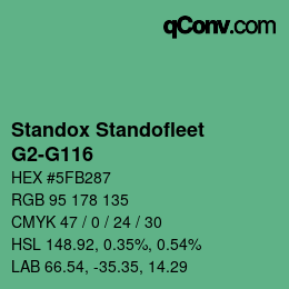 Color code: Standox Standofleet - G2-G116 | qconv.com